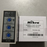 Rơle bảo vệ điện áp Mikro MX200A