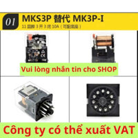Rơle , Relay Trung Gian Omron MKS3P 11 chân tròn 10A 110V