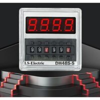Rơle thời gian Timer hẹn giờ LS-Electric DH48S-S Relay thời gian Công tắc hẹn giờ DH48S TẶNG KÈM ĐẾ
