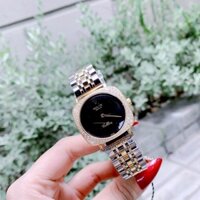 Rolex Cellini |Nữ Giới |Mặt Vuông Đen |Dây Kim Loại Demi Vàng |Máy Pin (Máy Quartz) |Size 33mm