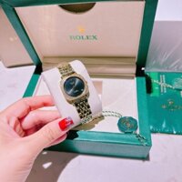 Rolex Cellini |Nữ Giới |Mặt Vuông Đen |Dây Kim Loại Vàng Gold |Máy Pin (Máy Quartz) |Size 33mm