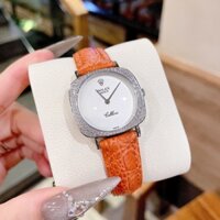 Rolex Cellini |Nữ Giới |Mặt Vuông |Đính Đá |Dây Da Cam |Máy Pin (Máy Quartz) |Size 33mm