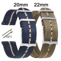 ROLEX Dây Đeo Đồng Hồ Quân Đội Bằng Vải canvas nylon Dệt 20mm 22mm Tháo Gỡ Nhanh Cho seiko