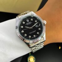 [Rolex nam] Đồng Hồ Rolex Nam QUARTZ Đính Đá Bảo Hành 12 Tháng, Freeship
