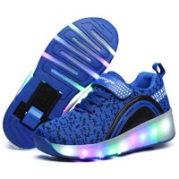 Roller Shoes Girls Boys Wheel Shoes Kids Roller Skates Shoes LED Light Up Wheel Shoes for Kids for Children