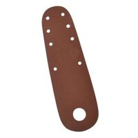 Roller Skate  Protector Detachable Faux Leather Toe Cover for Skating Equipment - Brown