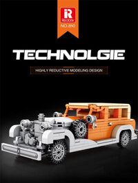 Rolls-Royce thể thao mô hình xe ô tô 8 khung xe đua tương thích với Lego bé trai lắp ráp các khối x