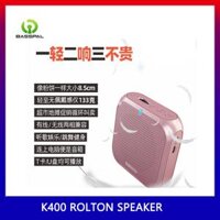 Rolton Loa Âm Thanh Mini Có Dây K400 Loa Phóng Thanh Bộ Khuếch Đại Giọng Nói Micrô Kẹp Thắt Lưng Hỗ Trợ Đài FM TF MP3 Cho Giáo Viên Huấn Luyện Viên Cửa Hàng Đào Tạo Bài Phát Biểu Bán