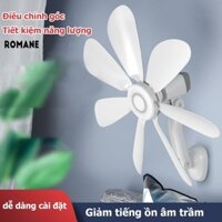 Romane  máy quạt treo tường Quạt trần nhỏ gia đình quạt treo tường Quạt nhỏ treo tường