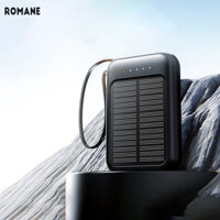 Romane  Sạc dự phòng năng lượng mặt trời Sạc dự phòng dung lượng lớn 10000mAh