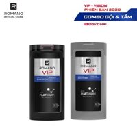 ROMANO Combo Dầu gội và Sữa tắm Romano Vip Vision sang trọng cuốn hút 180g/chai