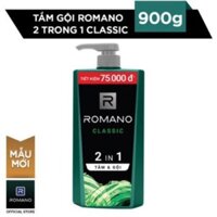 Romano - Tắm Gội 2 trong 1 Classic 900g