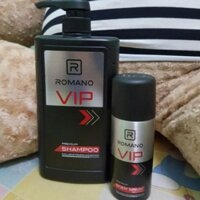 Romano VIP - Combo Gội 650g + Xịt Vip 150ml