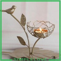 Romantic Leaf Votive Candle Holder Tealight Candle Holder Wedding Decor