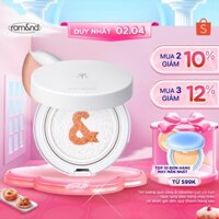 [Rom&nd] Kem chống nắng dạng cushion nâng tông da, kiềm dầu Romand Back Me Tone Up Sun Cushion SPF50+ PA++++ 11g