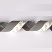 Ron chặn cửa 45mm, Miếng chắn khe cửa cách âm giữ nhiệt trong phòng, Thanh dán chân cửa chống gió lùa, dán mọi loại cửa GD635-RC45 - Xám - 2m