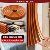 Ron chặn khe cửa TPE chống ồn ngăn bụi êm cửa NANORON  Xốp cách âm dán cách âm phòng ngủ, giảm sốc khi đóng cửa