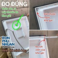 Ron của cửa tủ lạnh HITACHI model R S 700 EG 8 tránh hở ngăn mát đông bảo quản thực phẩm tươi tự tháo lắp dễ dàng