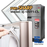 Ron của cửa tủ lạnh Sharp model SJ- 18VF1 -CS  tránh hở ngăn mát đông bảo quản thực phẩm tươi tự tháo lắp dễ dàng