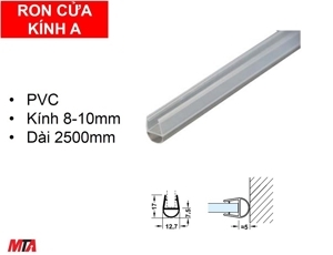 Ron cửa kính cho kính dày 8-10mm Hafele 950.50.014