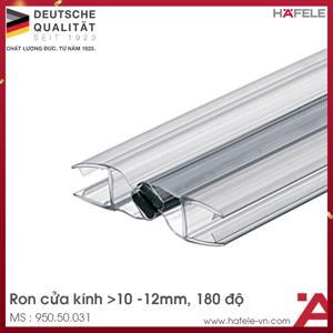 Ron cửa kính nam châm 180 độ cho kính 10-12mm Hafele 950.50.031