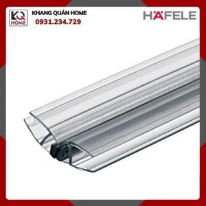 Ron cửa kính nam châm đen 135° cho kính dày 10-12mm Hafele 950.50.029