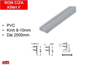Ron kính cửa trượt cho kính dày 8-10mm Hafele 950.50.016