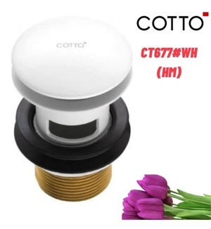 Rốn nhấn chậu Cotto CT677#WH (GR)