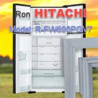 Ron tủ lạnh Hitachi chi Model R-FW690PGV7  Inverter 540 Lít (4 cánh)