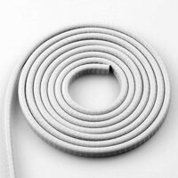 Ron Viền Bảo Vệ Cánh Cửa Xe Hơi Nẹp U Gioăng Oto Ôtô Chống Va Đập Ồn Cách Âm Đàn Hồi Lõi Thép Cao Su - Xám - 20 mét
