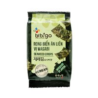 Rong Biển Ăn Liền Bibigo CJ Vị Wasabi lốc 3 gói x 5g