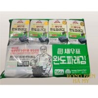 Rong biển cắt miếng pare bịch 16 gói hãng WanDo Hàn Quốc shop Hà My