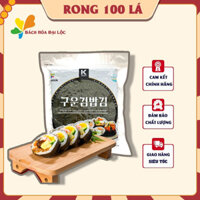 RONG BIỂN CUỘN CƠM 100 LÁ - 240G - K-WOOK ( Nhập Khẩu Trực Tiếp )