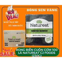 Rong biển cuộn cơm 100 lá Natureat CJ Foods (230g)