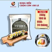 RONG BIỂN CUỘN CƠM K-WOOK_100 lá