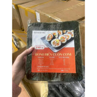 Rong biển cuốn cơm kimbap sushi lá đen mới 100 lá