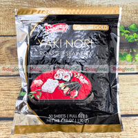 Rong biển cuộn cơm Sushi, Kimbap (Gimbab) 50 Lá Yaki Nori Custom Gold 130G