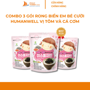 Rong biển em bé cười tôm và cá cơm Hàn Quốc 50g