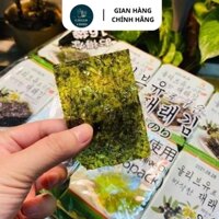 Rong biển Hàn Quốc Hanmirae , Sura laver , Miso Natural vị dầu oliu ăn liền cuộn cơm mì trộn salad date 2024 lá kim
