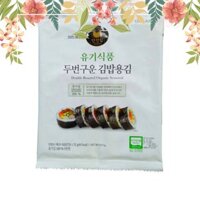 Rong Biển Hàn Quốc Lá Cuộn Kimbab Hữu Cơ Manjun 10 Lá (22G)