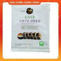 Rong Biển Hàn Quốc Lá Cuộn Kimbab Hữu Cơ Manjun 10 Lá (22G)