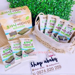 Rong biển hữu cơ tách muối Alvins 7m+ (2gram x 10 gói)