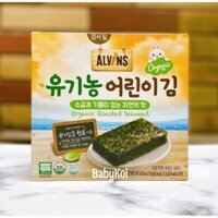 Rong biển hữu cơ tách muối Alvins hộp 15G cho bé [Date cập nhật liên tục]