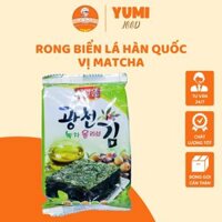 Rong biển lá hàn quốc ăn liền | YUMI FOOD | vị matcha