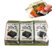 Rong Biển Lá Kim Dầu Oliu Ăn Liền Garimi Set 3 gói 12,6gr