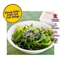 Rong Biển Trộn Mè Goma Wakame nhập khẩu Nhật Bản, rong biển trộn salad sẵn, tiện dụng/ Túi 100gr