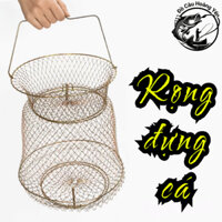 Rọng Đựng Cá Kim Loại Chống Han Gỉ Gia Công Đồ Câu Hoàng Yến HN