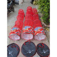 Rọng đựng cá RunGo lưới tráng cao su cao cấp