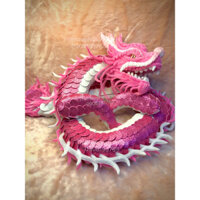 Rồng Hồng handmade kẽm nhung