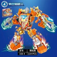 Rong Lego Ultraman Siro Mecha Siêu Nhân Trẻ Em Lắp Ráp Giáo Dục Khối Xây Dựng Đồ Chơi Bé Trai Quà Tặng Hạt Nhỏ 2.26